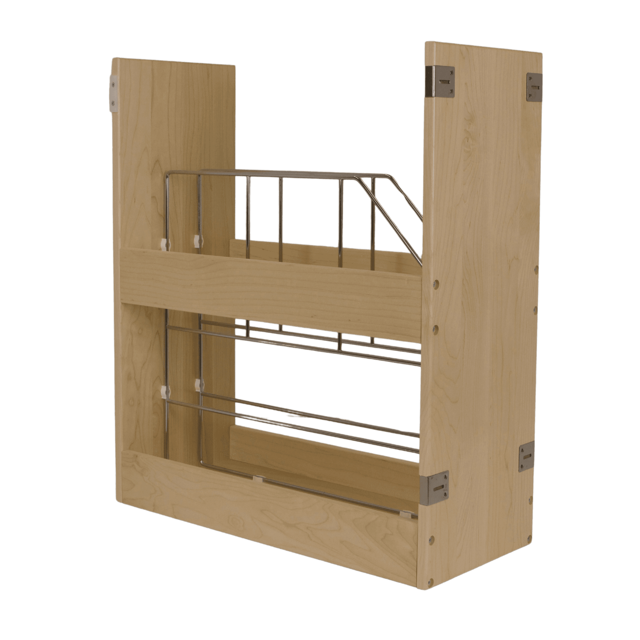 Tray divider pullout with two adjustable dividers